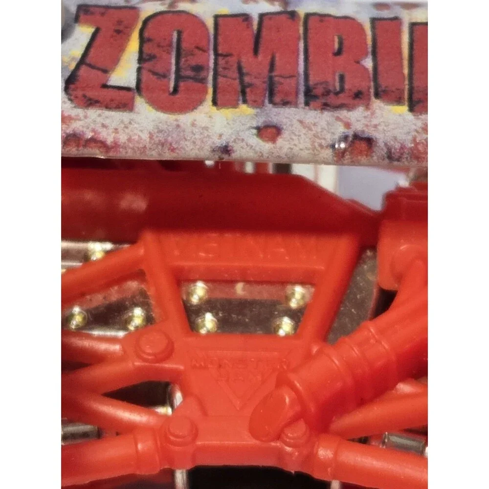 Monster Jam Zombie 1:64 Spin Master Red Wheels Moving Arms Diecast Truck